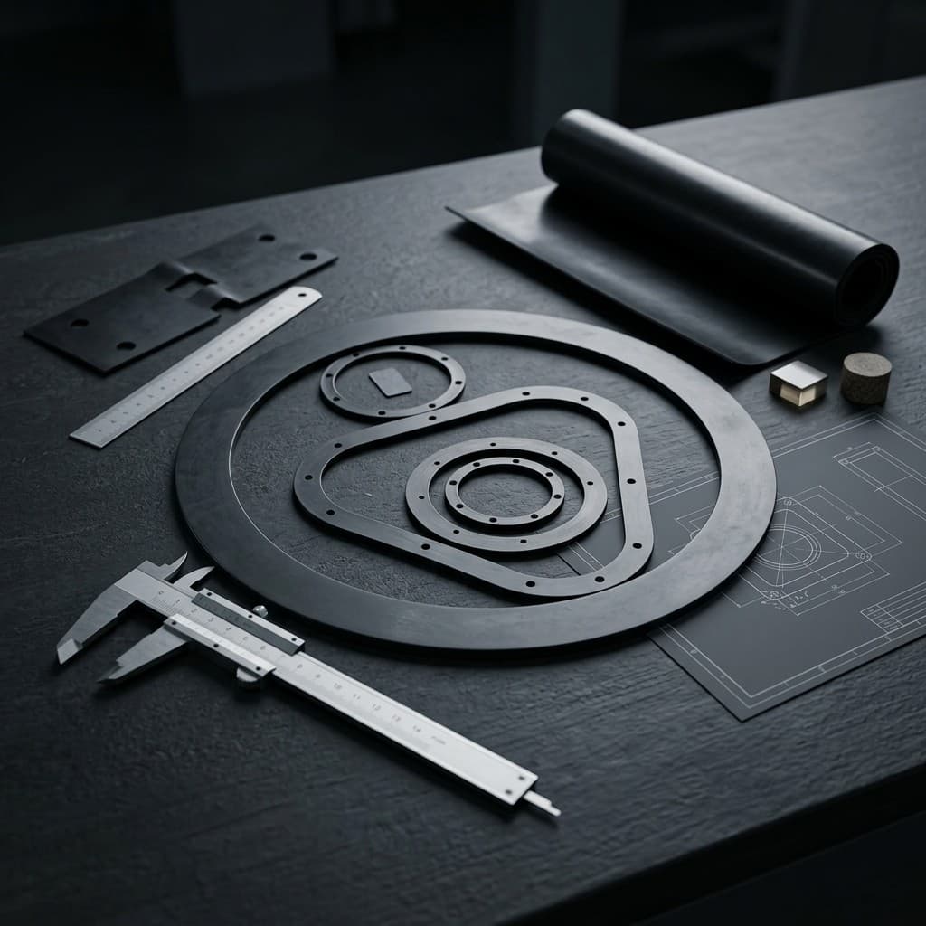 Custom rubber gaskets and precision measuring tools